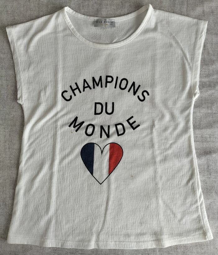 Tshirt Champions du monde taille 10 ans
