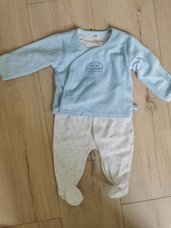 Pijama fin avec gilet