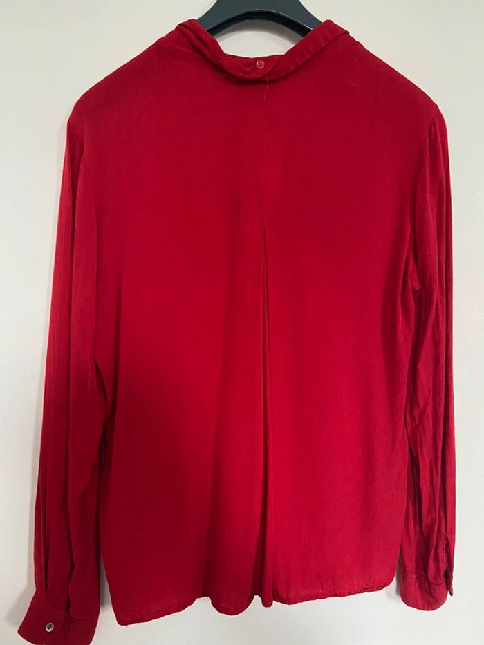 Chemise rouge Bershka - photo numéro 4
