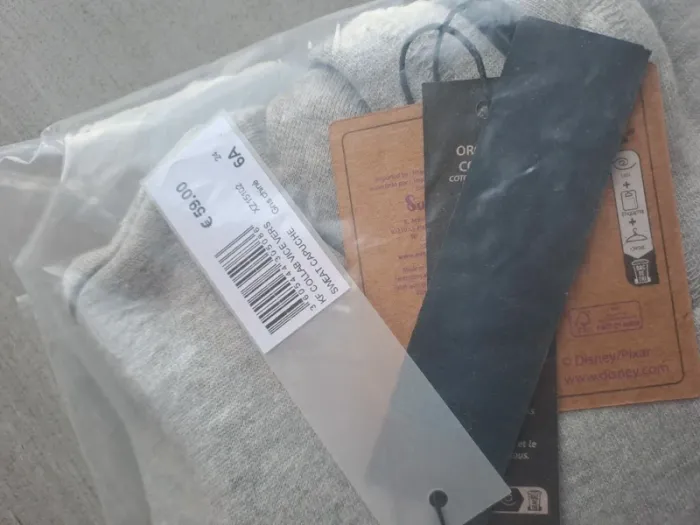 Sweat gris coton bio visuel Joie Vice-Versa - photo numéro 5