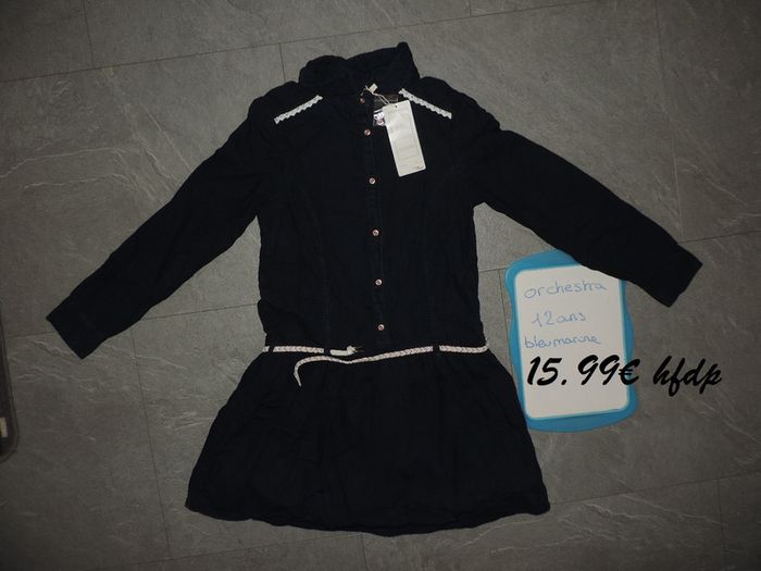robe orchestra taille 12 ans