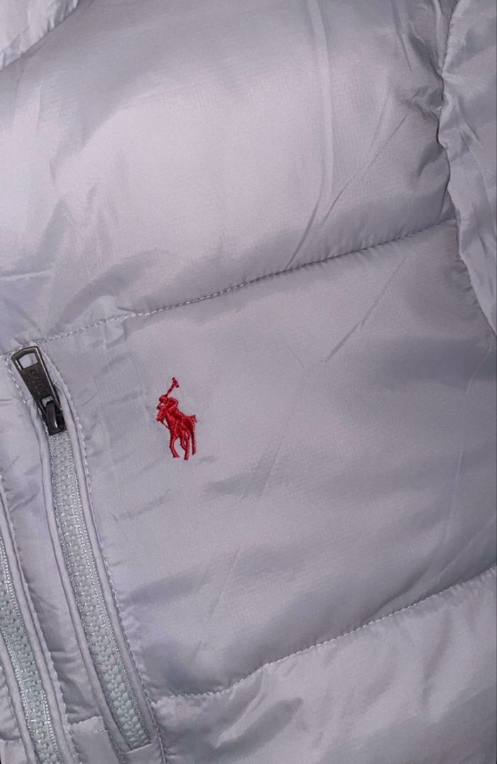 Doudoune Ralph Laurent gris - photo numéro 4