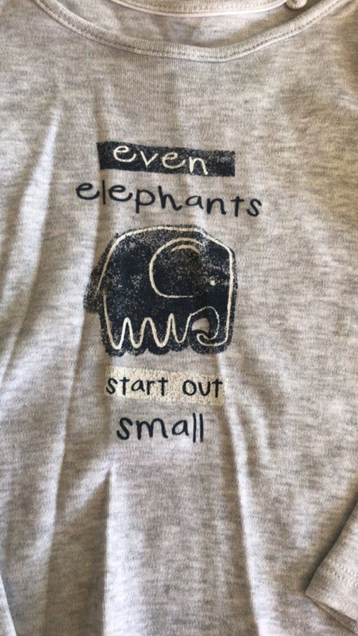 Tee shirt longues manches 12-24 mois - photo numéro 2