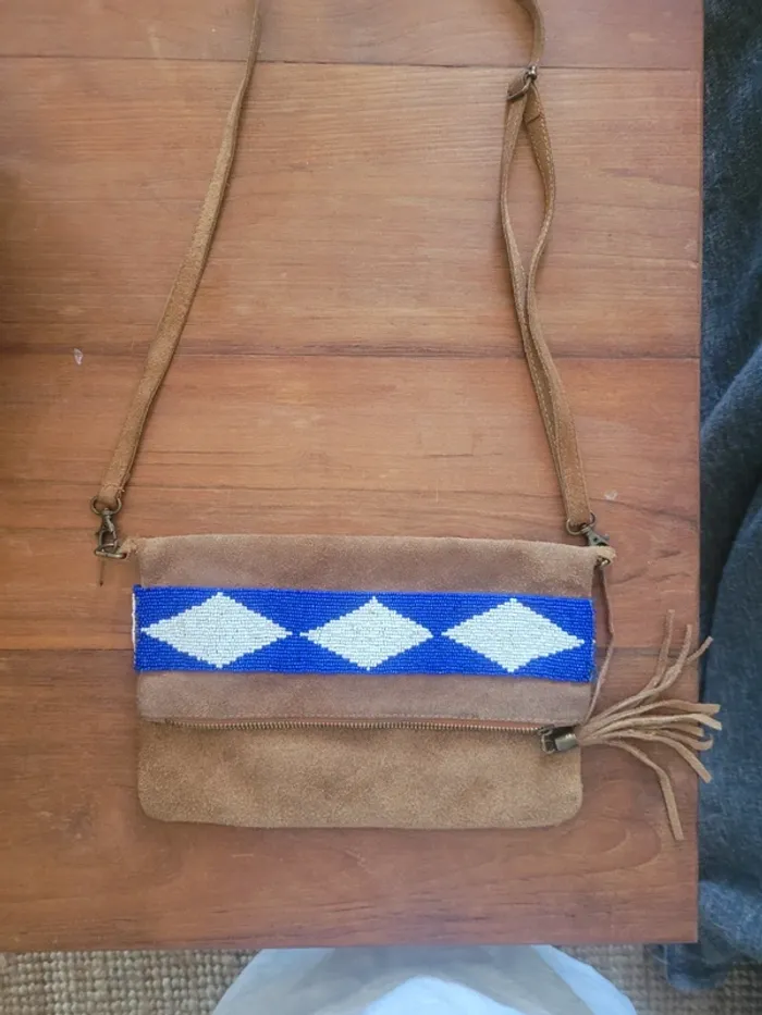 Sac à main bandoulière en daim Y2K - photo numéro 3