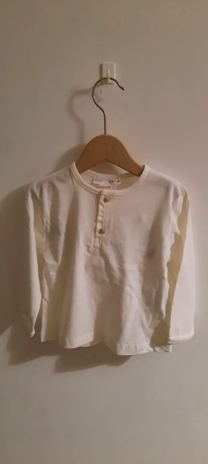 Tee shirt manches longues coton