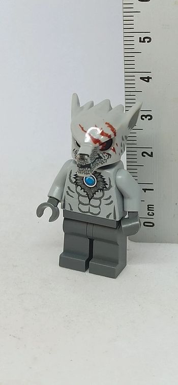 Figurine tête de loup lego