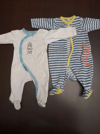2 pyjamas 3mois