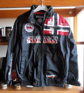 Manteau à capuche enfant, parka garçon, 8 ans, Geographical Norway