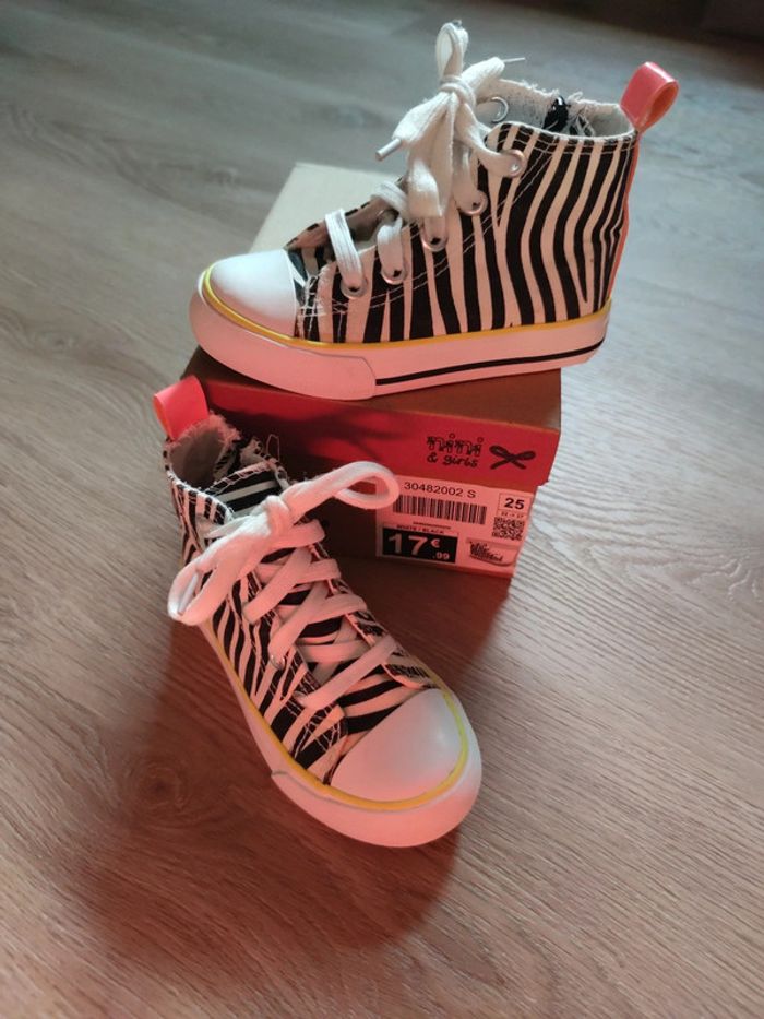 Baskets montantes fille 25