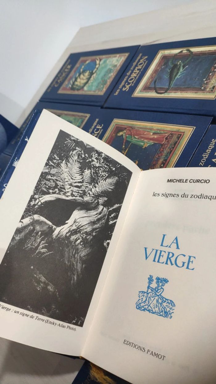 Lot 14 livres astrologie secrets techniques Colombet signes zodiaque Curcio - photo numéro 8