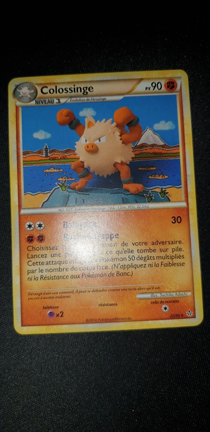 Carte pokémon Colossinge 22/95 - photo numéro 2