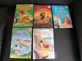Lot de 5 livres.DISNEY..