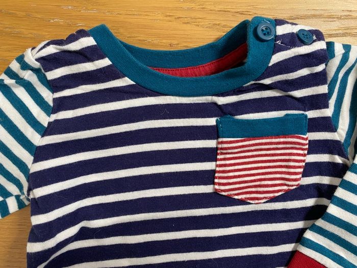 EarlyDays T-shirt manches longues rayé Taille 3/6 mois - photo numéro 4