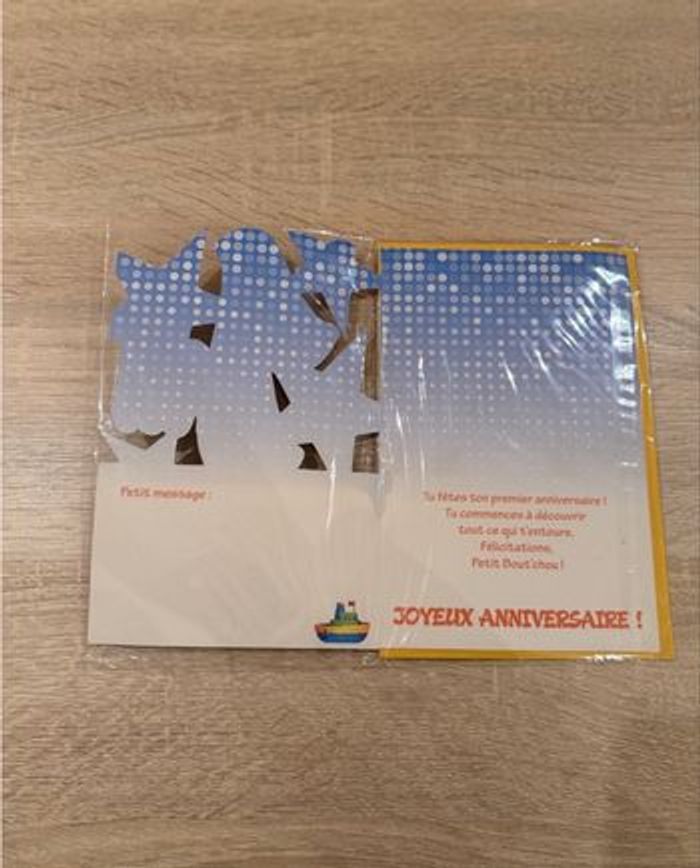 Carte anniversaire 1an - photo numéro 2