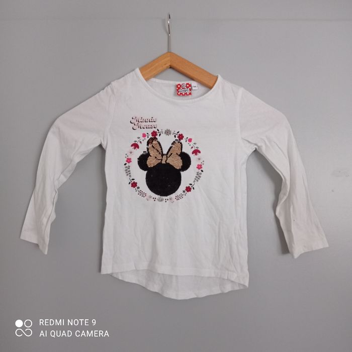 T-shirt blanc Minnie 5ans - photo numéro 2