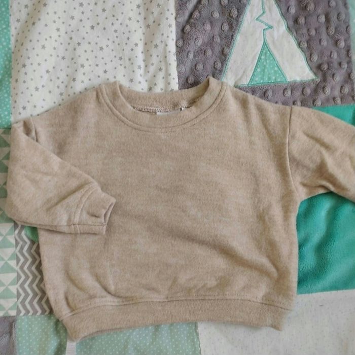 Pull Zara 6/9 mois beige