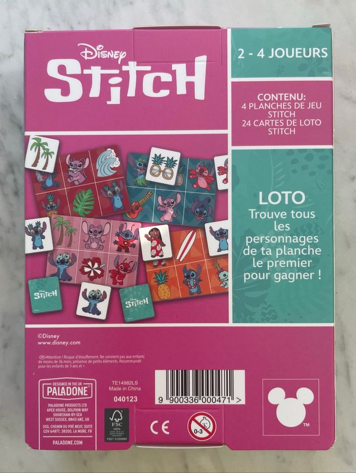 Jeu loto Stitch - photo numéro 2