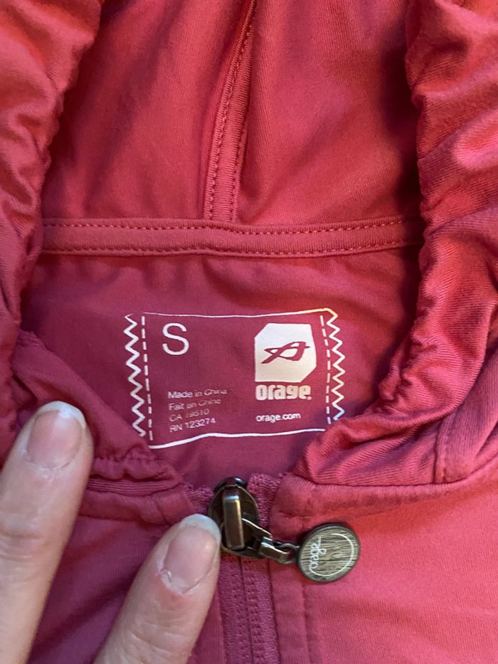Sweat zippé Orage Taille S - photo numéro 3