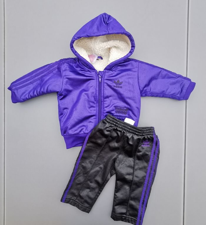 Lot de 4 ensembles 9 mois fille Okaïdi DPAM adidas - photo numéro 3