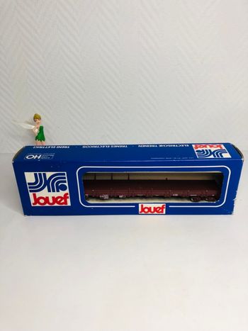 Jouef Ho 6754 wagon plat à bogies 