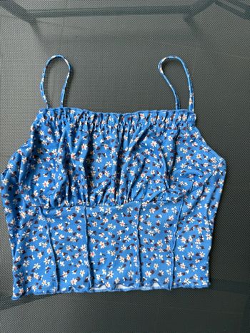 Top d’été fleuri