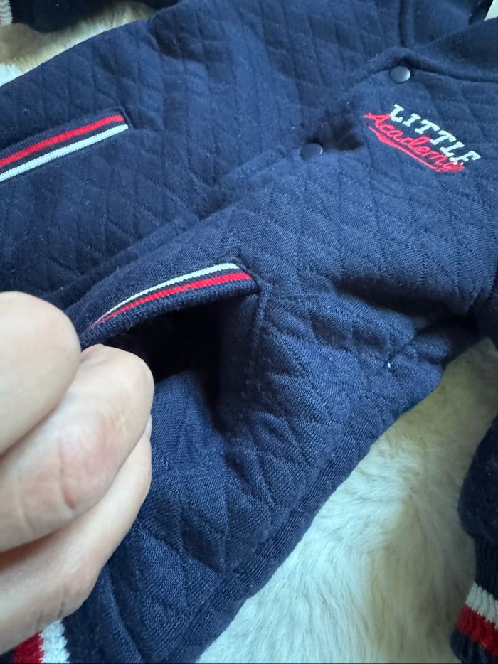 👕 veste chaude marine - bébé garçon - 6 mois - 67 cm- orchestra - très bon état - photo numéro 7