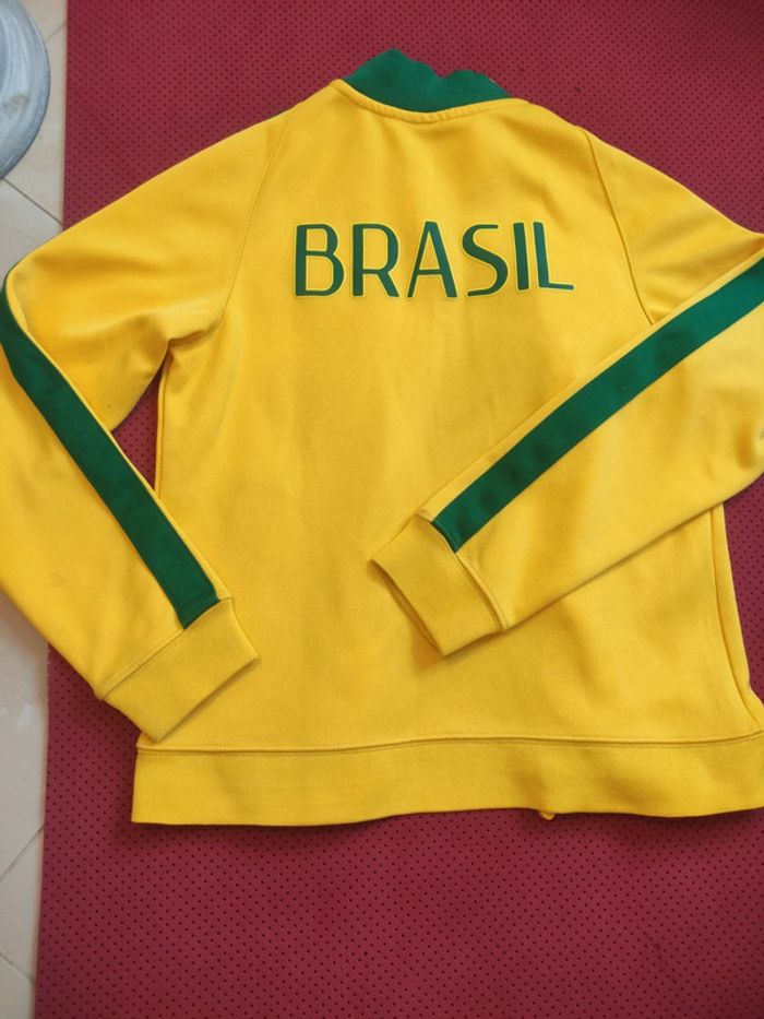 Haut de survêtement Brésil, Nike Authentique Officiel taille enfant 10/12 ans - photo numéro 12