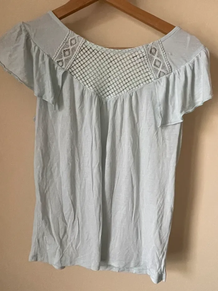 T shirt vert d eau