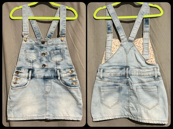 Robe en jean 10 ans taille petit miss & girl Excellent état