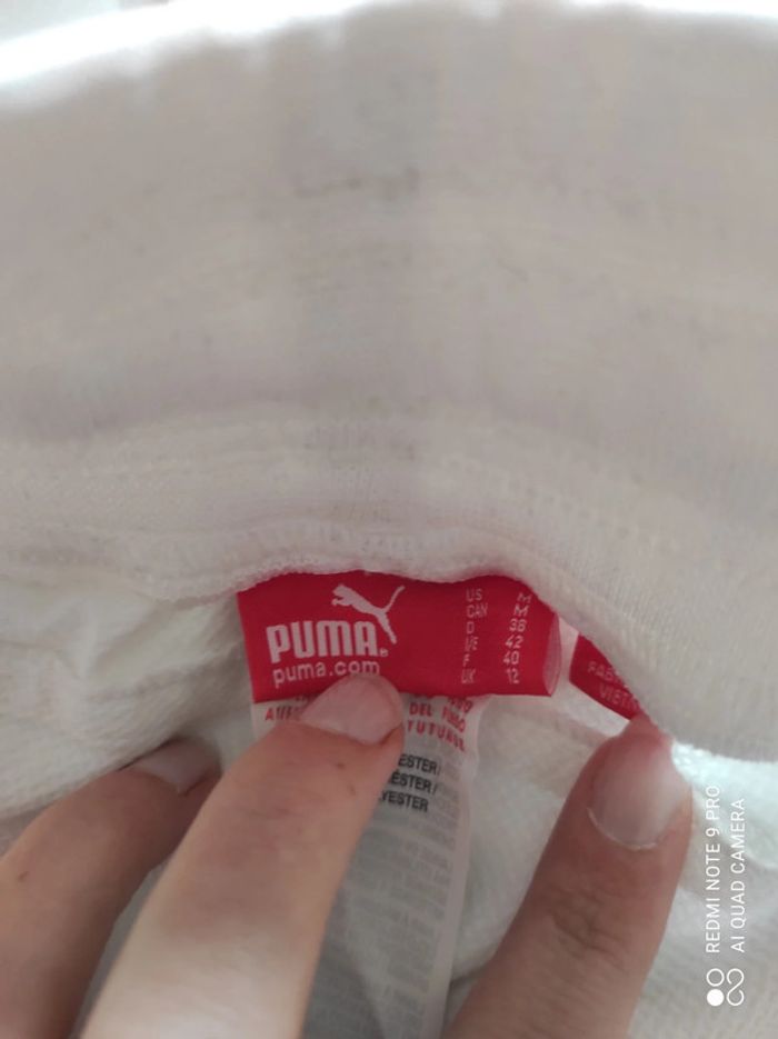 Pantalon Puma t40 neuf blanc - photo numéro 5