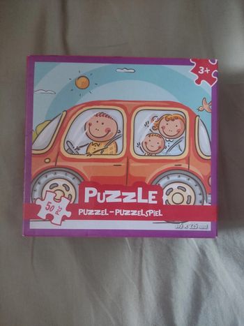 Puzzle 50 pièces voiture