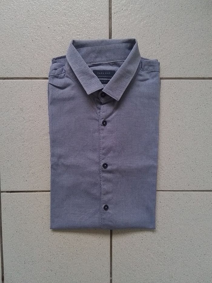 Chemise en coton manches longues. - photo numéro 2