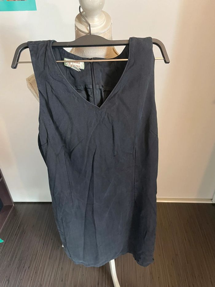Robe noir en 💯 % soie Tommy Bahama