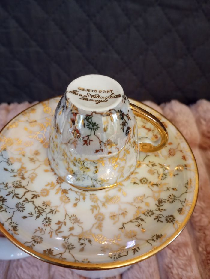 1 tasse avec soucoupe  limoges - photo numéro 2
