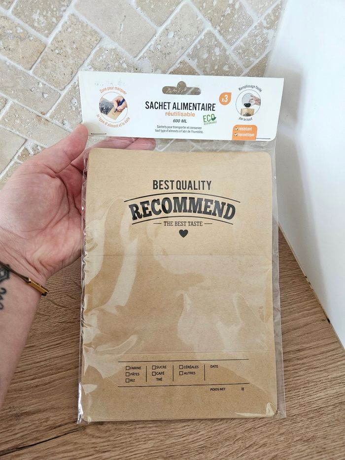 Sachets alimentaire