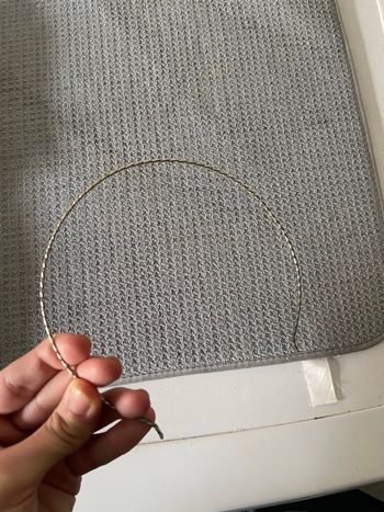 Serre-tête argentée 