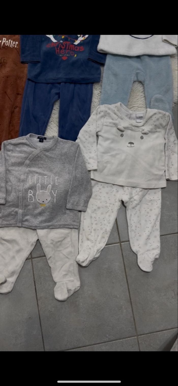 Lot de pyjama bébé garçon - photo numéro 2