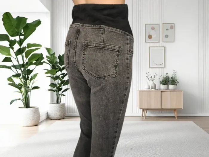 Jean de grossesse Vertbaudet ,coupe skinny haut bandeau ,ultra stretch - photo numéro 8