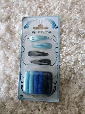 Lot de 6 chouchous et 4 barettes pour petite fille