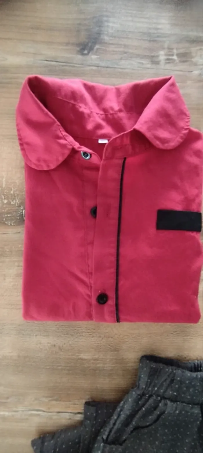 Ensemble 3 pièces garçon chemise, pantalon et haut - photo numéro 3
