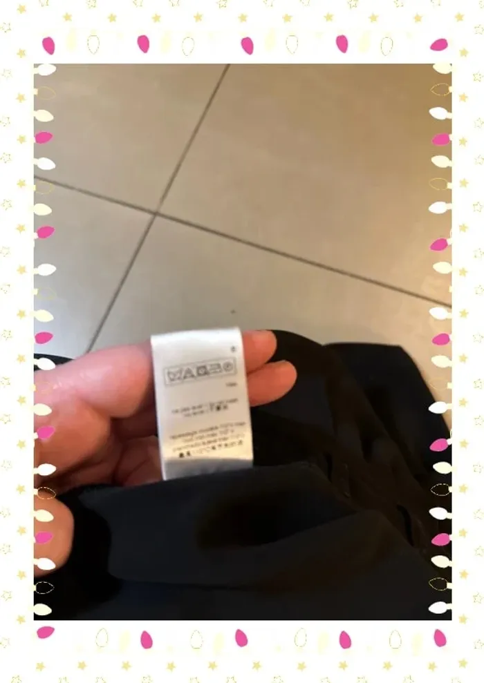 Pantalon 3/4 femme noir comme neuf mis une fois tara jarmon taille 44 - photo numéro 7