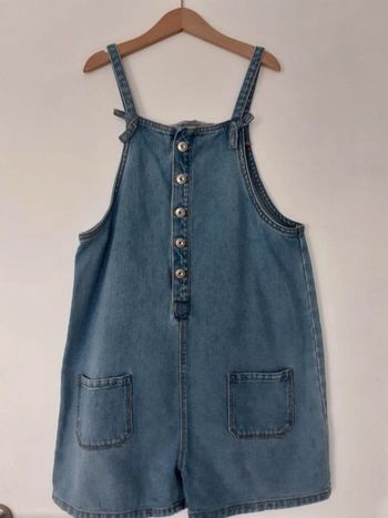 Salopette courte en jean / combishort 12 ans Vertbaudet
