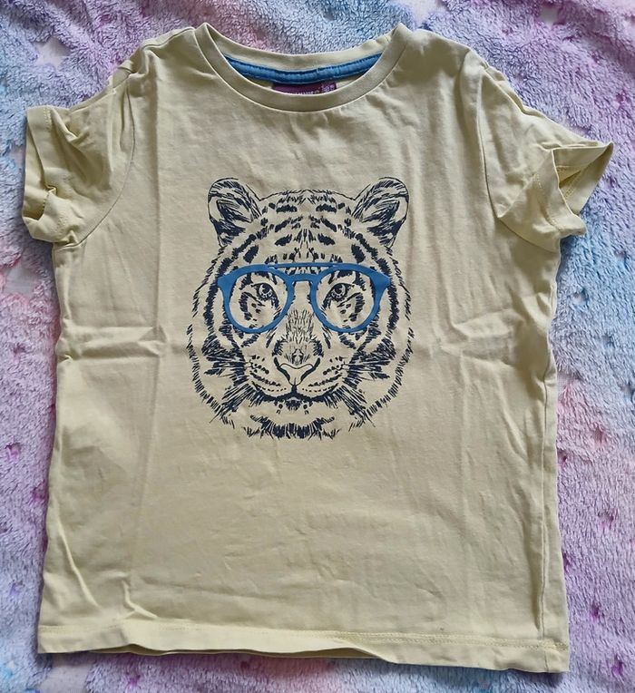 Tee-shirt jaune 3 ans orchestra