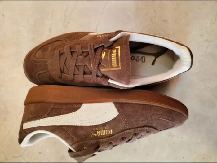 Baskets Puma Palermo couleur marron neuves - photo numéro 12
