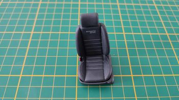 Siège conducteur pièce détachée miniature Burago Renault Megane Sport 1/18 1/18e 1/18ème #B52