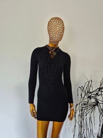 Robe Femme Noire dentelle Taille Unique 