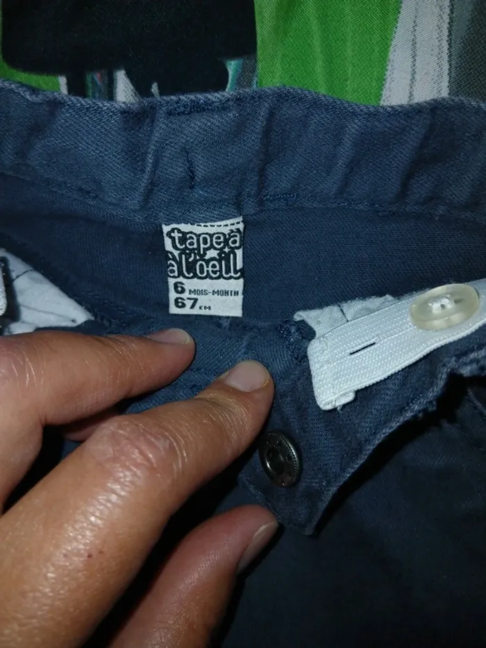 Lots de 3 jeans taille 6 mois - photo numéro 7