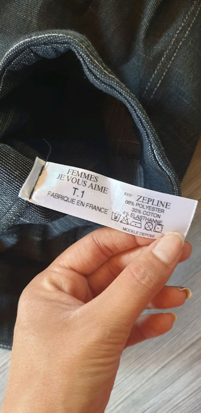 Veste courte en jeans - photo numéro 3