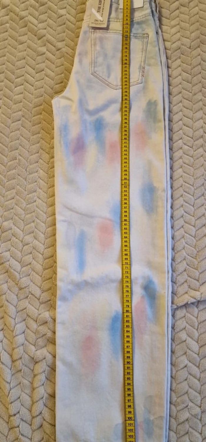 Jean Scotch & Soda droit taille haute blanc "the ripple" taille 26/32 - photo numéro 10