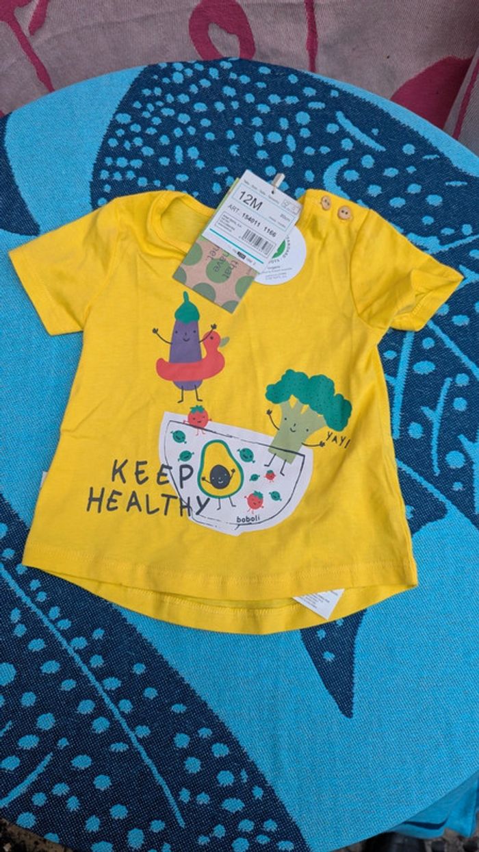 Tee-shirt coton bio Boboli 1 an